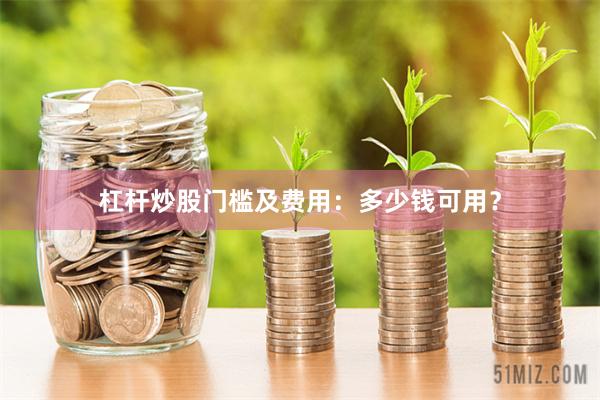 杠杆炒股门槛及费用：多少钱可用？